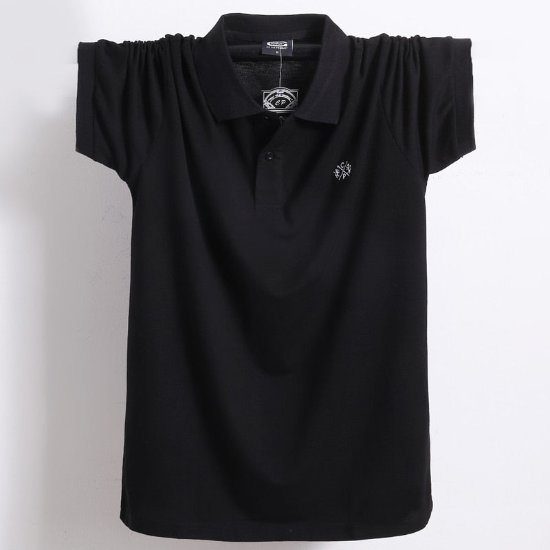 Summer Men Polo Shirt Brand Clothing Pure Cotton Men Business Casual Male Polo Shirt Short Sleeve Breathable Soft Polo Shirt 5XL