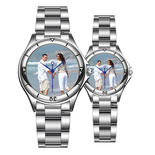 CL055 Custom logo Watch photo print Watches watch face Printing Wristwatch Customized Unique DIY Gift For lovers