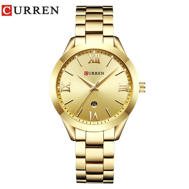 CURREN Gold Watch Women Watches Ladies Creative Steel Women's Bracelet Watches Female Clock Relogio Feminino Montre Femme