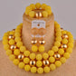 Ensemble Bijoux Fantaisie Collier Boucles d'oreilles Bracelet