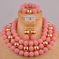 Ensemble Bijoux Fantaisie Collier Boucles d'oreilles Bracelet