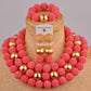 Ensemble Bijoux Fantaisie Collier Boucles d'oreilles Bracelet