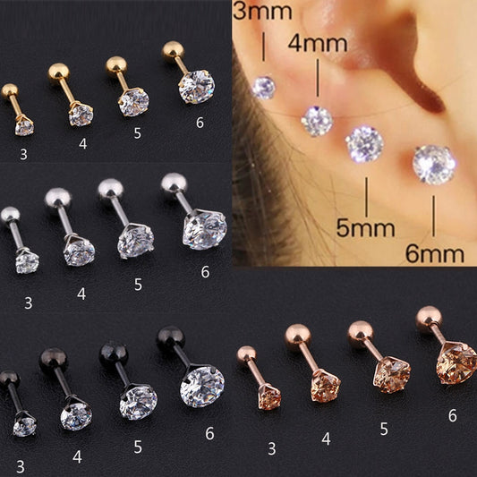 Boucles d'oreilles Acier Zircon Apportera modernité et Fantaisie a vos tenue