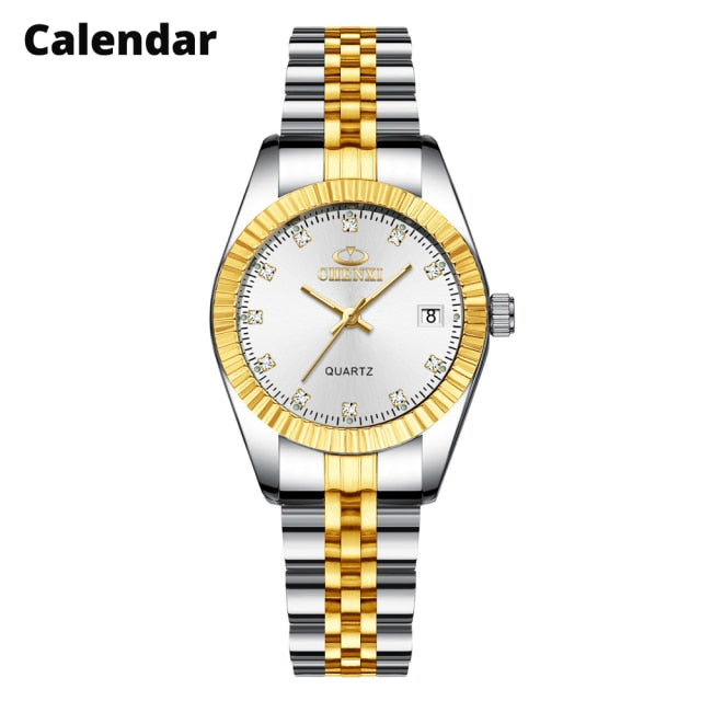 CHENXI montre femme or   argent Classic Quartz Watch Female Elegant Clock Luxury Gift Watches Ladies Waterproof Wristwatch