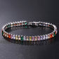 Bracelet de Tennis Zircon Acier inoxydable 4 mm