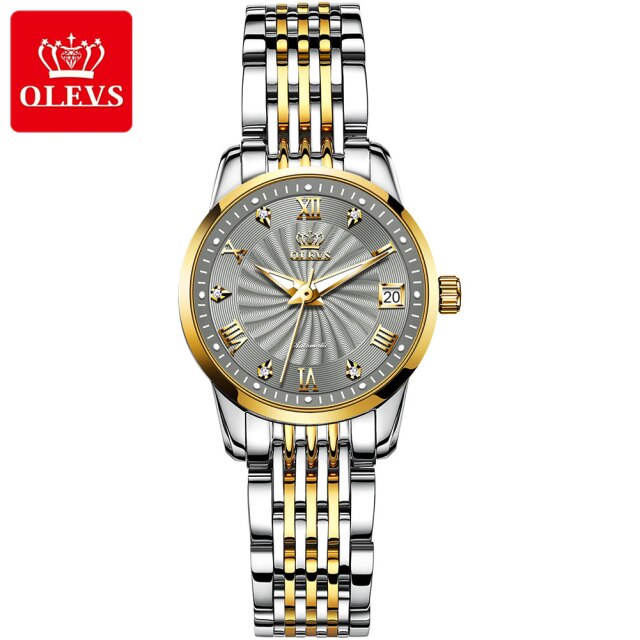 OLEVS Fashion Lovers Watches Brand Luxury Automatic Mechanical Watch Stainless Steel Waterproof Couple Watch relogio masculino